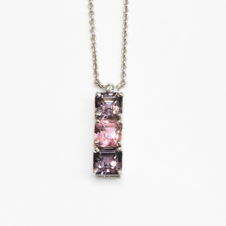 Picture of Spinel & Diamond Necklace
